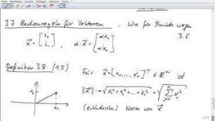 Mathematik I für Bauwesen - Vektorrechnung