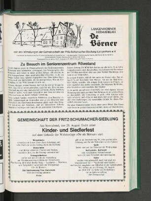 Kinder- und Siedlerfest