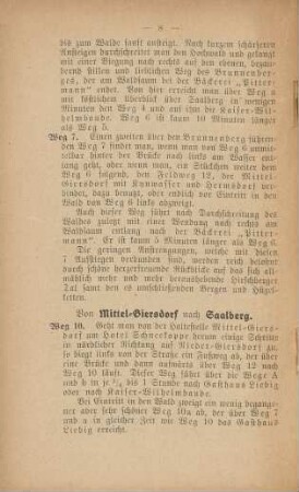 Von Mittel-Giersdorf nach Saalberg