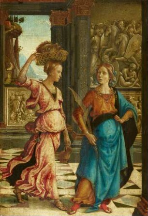 Judith mit ihrer Magd