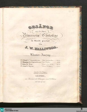 2: Duettino für 2 Sopranstimmen: "Ruhe, Frieden"
