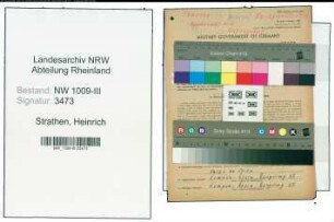 Entnazifizierung Heinrich Strathen , geb. 19.09.1901 (Lehrer)