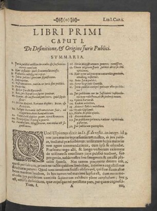 Caput I. De Definitione, & Origine Iuris Publici