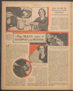 Algo nuevo sobre el shampoo con huevos : Una clase de belleza por semana