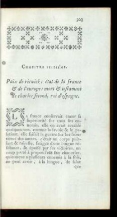 Chapitre Seiziéme.