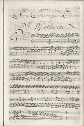 Suite Settieme pour le Clavecin
