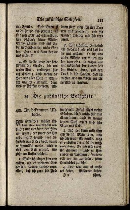 14. Die zukünftige Seligkeit.