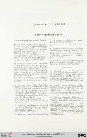 II. Schriftliche Quellen
