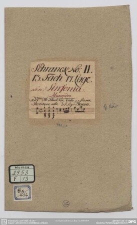 Alessandro e Poro. Excerpts - Mus.2953-F-13 : orch; GraunWV B:I:10