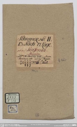 Alessandro e Poro. Excerpts - Mus.2953-F-13 : orch; GraunWV B:I:10