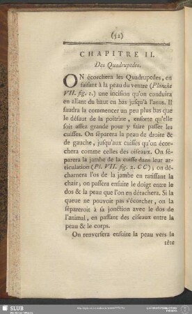 Chapitre II. Des Quadrupedes
