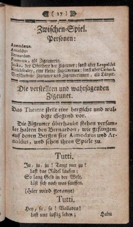 Zwischen-Spiel.