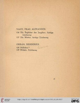 Nagy, Frau Alexander (Nr. 126-127)