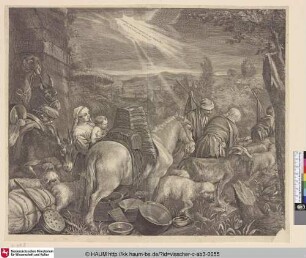[Abraham verlässt das Land Haran; Abraham leaving the country of Haran]
