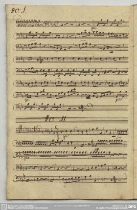 1. Pugnani, Gaetano, Sinfonien, Es-Dur <2. Menuett>