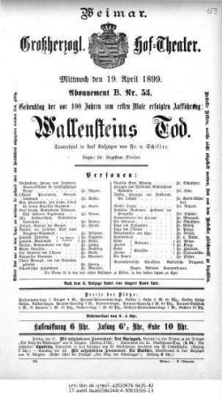 Wallensteins Tod