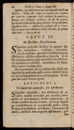 60-70, Articulus I.-V.