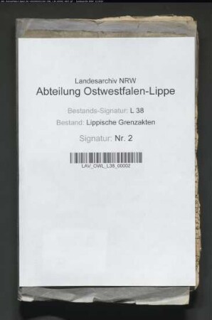 Grenzbeschreibungen - allgemeines