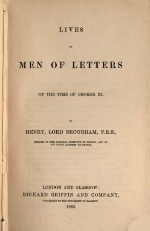 The works of Henry, Lord Brougham, 2