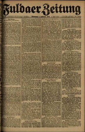 Ausgabe vom Mittwoch, den 05. Februar 1919.