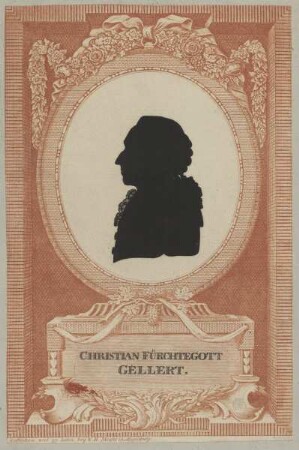 Bildnis des Christian Fürchtegott Gellert