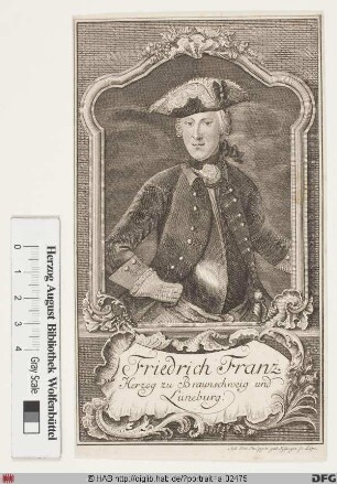 Bildnis Friedrich Franz, Prinz von Braunschweig-Lüneburg-Bevern