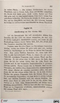 Capitel 37. Annäherung an den vierten Stil