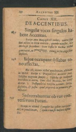 Caput XII. De Accentibus.