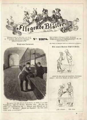 "Nach dem Carneval" "Die neuen Patent-Schlittschuhe"