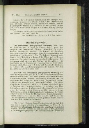 Ausstellungswesen
