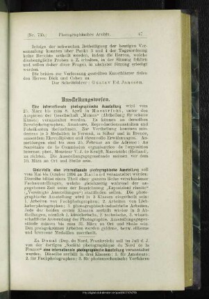 Ausstellungswesen