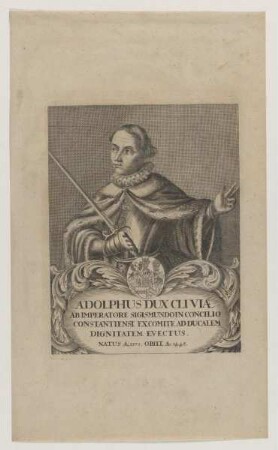 Bildnis des Adolphus, Dux Clivia