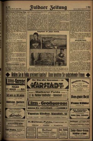 Zweite Ausgabe vom Samstag, den 21. Juni 1930.