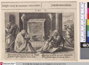 Ioseph vivus & mortuus vaticinatur; Joseph lebens schlus [Die Beweinung Josephs; Joseph bewailed; Joseph pleuré]