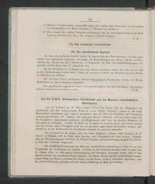 17) Das chemische Laboratorium.