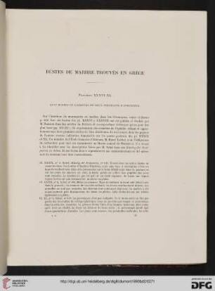 Bustes de marbre trouvés en Grèce