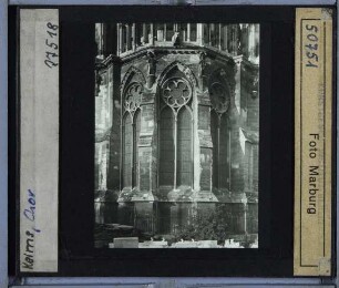 Reims, Kathedrale : Außenansicht, Kapelle am Chorumgang