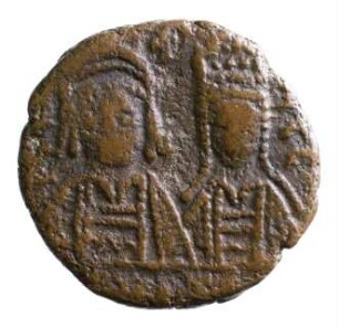 Münze, 10 Nummi, 573/75
