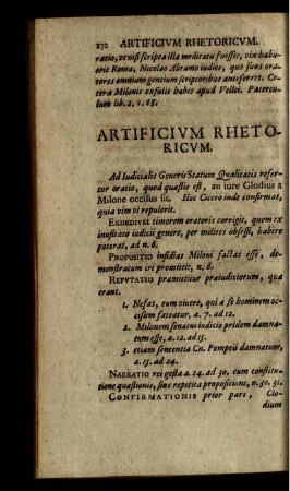 Artificium Rhetoricum.