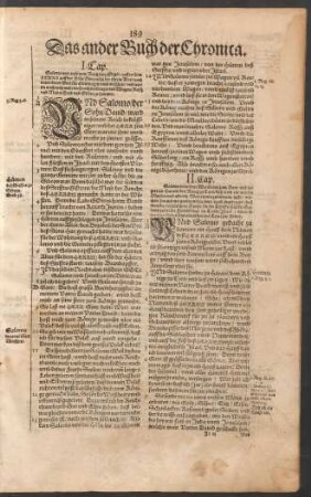 Das ander Buch der Chronica.