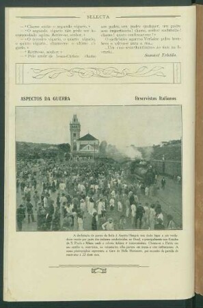 Aspectos da guerra : Reservistas italianos