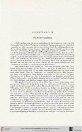 Sechstes Buch: Die Hochrenaissance