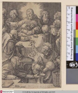 [Das letzte Abendmahl; The last supper]