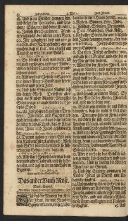 Das ander Buch Mose.