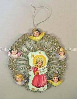 Christbaumschmuck: Ornament mit singendem Engel