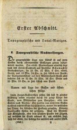 Lübeckisches Adressbuch. 1842, 1842