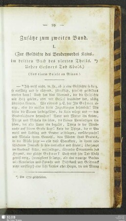 Zusätze zum zweiten Band