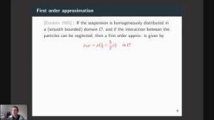 On the effective viscosity of suspensions