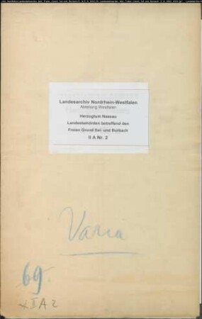 Das Gesuch des Kirchenrats Jüngst zu Niederdresselndorf um Unterstützung für sein Institut zur Bildung künftiger Schullehrer