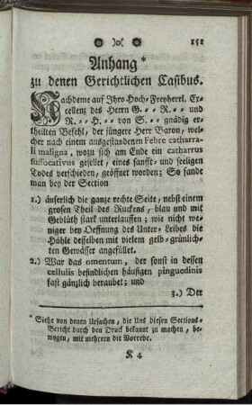 Anhang zu denen Gerichtlichen Casibus.